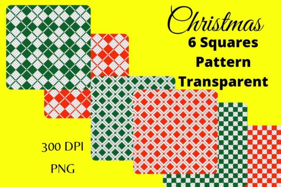 Christmas Pattern Transparent Vol 6: A Versatile Design Asset for Creative Projects