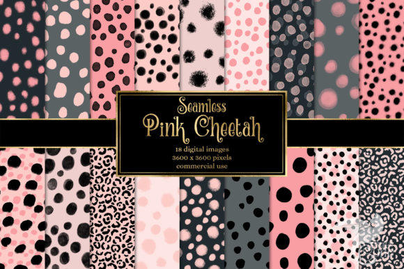 Pink Cheetah Digital Paper: A Versatile Design Resource for Creatives and Professionals