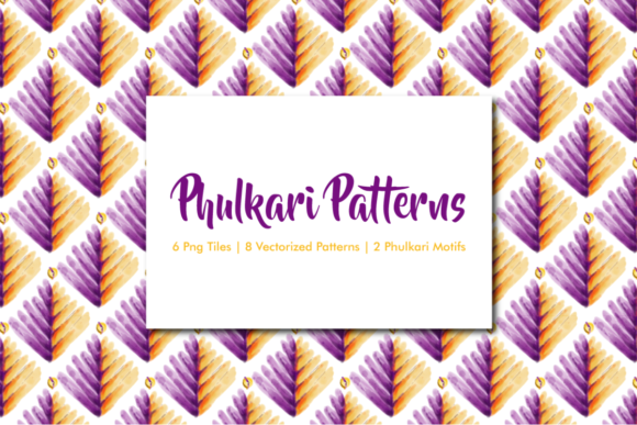 Punjabi Phulkari Patterns Tiles: A Cultural and Creative Resource