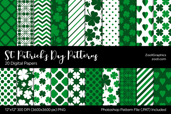 St. Patrick’s Day Digital Papers: A Creative Resource for Every Project