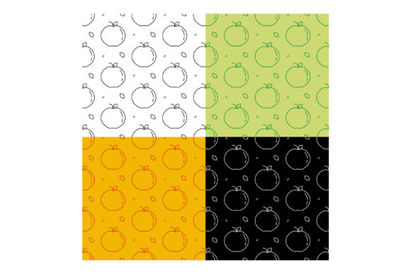 Sweet Apple and Leaf Patterns